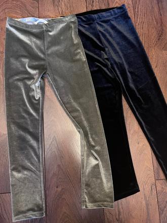 Zamatové legíny h&m 128, h&m,128