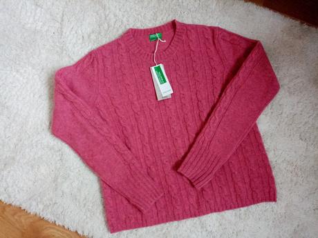 Sveter benetton z panenskej vlny, benetton,xs