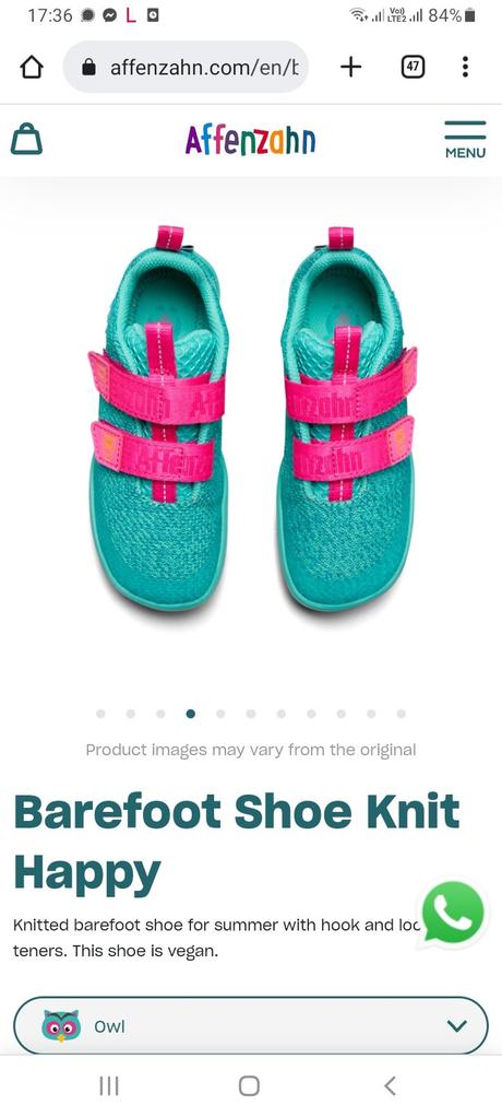 Barefoot tenisky, affenzahn,31