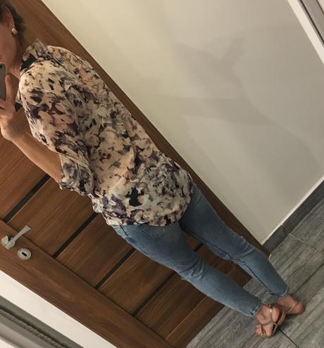 Kvetovaná blúzka, gate,xs