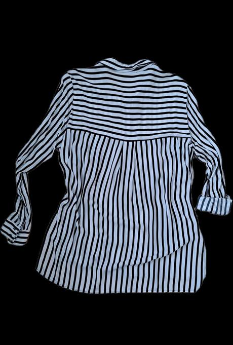 Ciernobiela kosela/bluzka, bershka,l