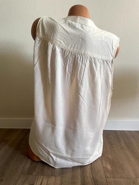 Krémový viskózový top, xxl, xxl