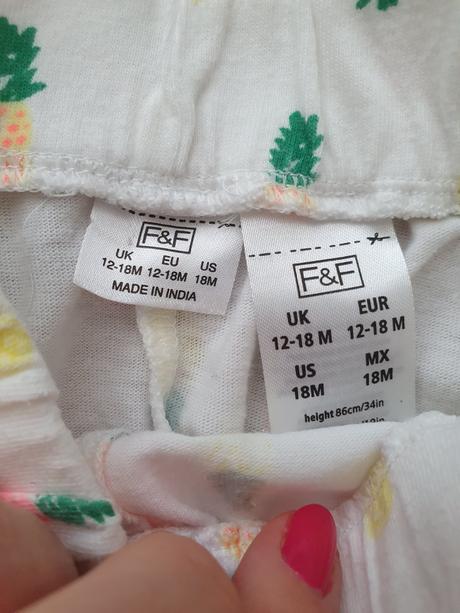 Letny ananasovy komplet, f&f,86
