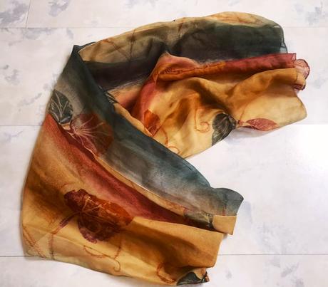 Jemná dámska šatka, xl