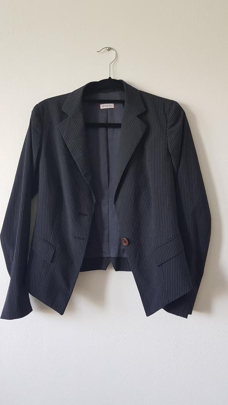 Tmavo modré sako maxmara (max&co), s