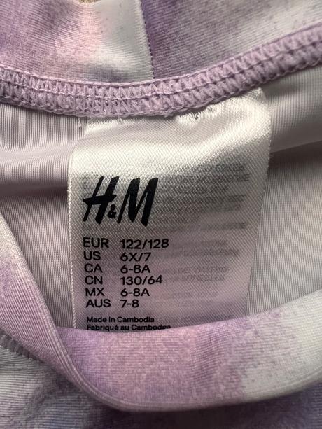 Uv tričko do vody pre dievča, h&m,122