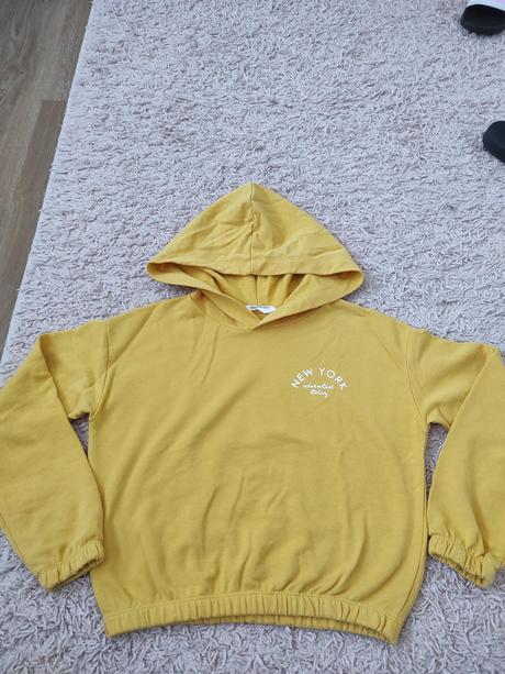 Mikina crop v 134/140, h&m,134