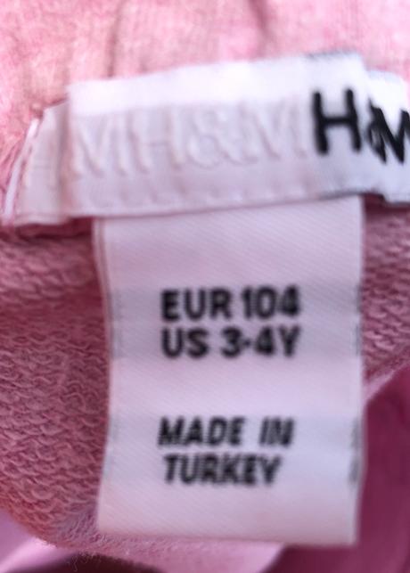 Sukňa č 104, dĺžka 25, pás 54 cm, h&m,104