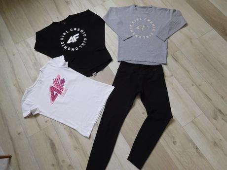 4f  tričká bavlnené+legíny,  158v, alebo s,, 158–170