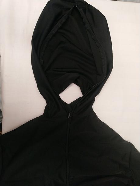 Kostým halloween neviditeľný - čierny, fundelia,