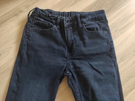 Rifle tmavomodré chalanske, h&m,152