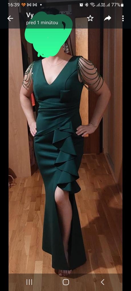 Dlhe spolocenske saty,elasticke, 38