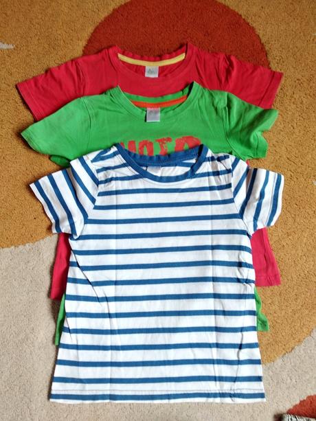 3ks detské letné tričká, 110