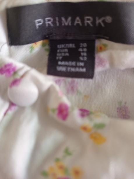 Sukňa s kvietkami, primark,48