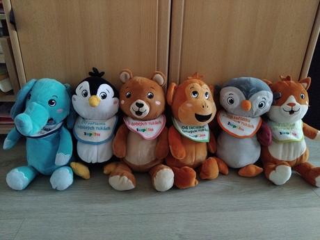 Sada plyšákov,