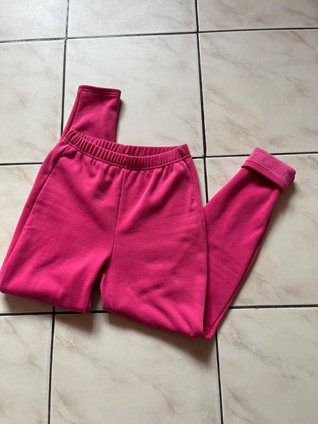 Zateplené elastické legíny 1x oblečené, xs
