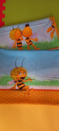 Obliečky do postieľky včielka maja, šírka (cm): 85,dĺžka (cm): 130