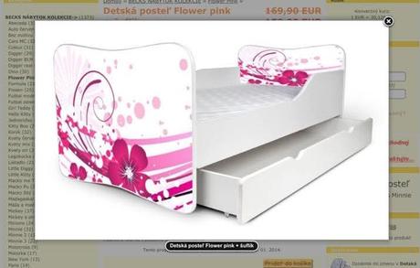 Posteľ s komodou, šírka (cm): 90,dĺžka (cm): 200