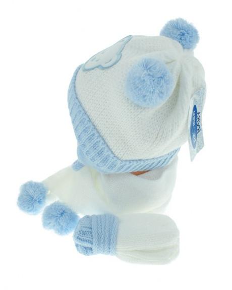 Čiapka,šal rukavičky 2-6mes.mix farieb, <50 / 50