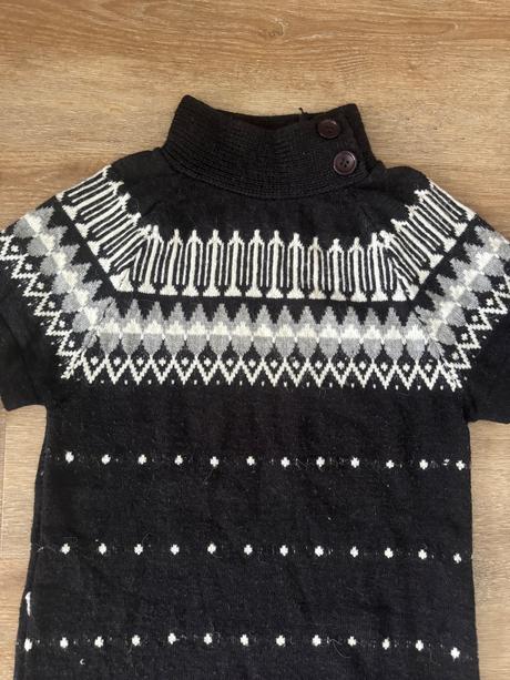 Pletené šaty set (štucne a rukávniky), xs