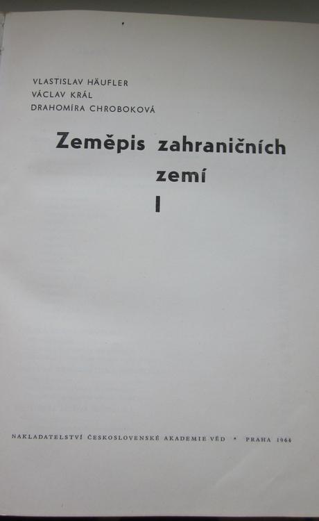 Knihy zemepis zahranicních zemí i a ii (2ks), 