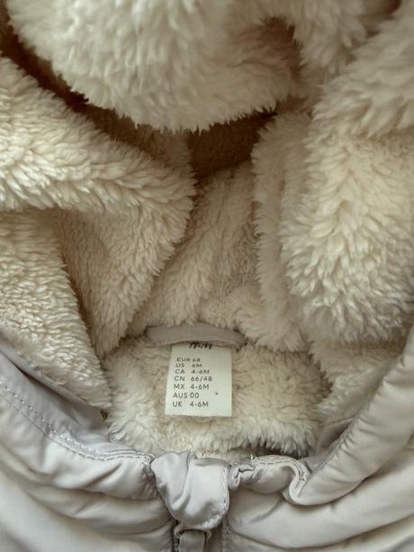 Kombinéza s plyšovou podsivkou, h&m,68