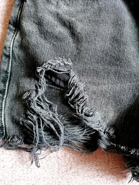 Riflové mom kraťasy, topshop,xs
