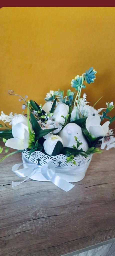 Veľkonočné a celoročné dekorácie na stôl, 