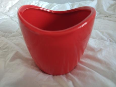 Červený kvetináč,