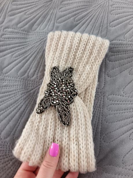 Trendy teplá čelenka,