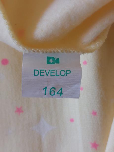 Dievčenské teplejšie pyžamko, 164