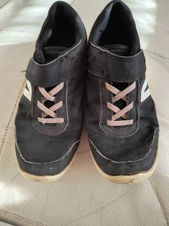 Čierne plátené botasky 35, 35