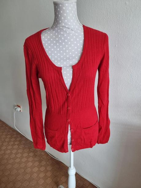 Červený svetrík mango veľ. m, mango,m