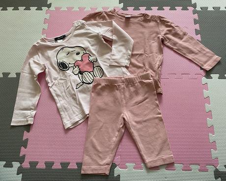 Balíček tričká a krátke legíny, 86–98