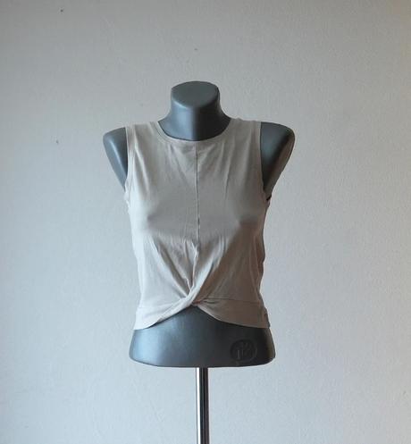 Dámsky béžový crop top fila fusion, fila,s