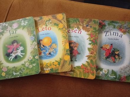 Knihy jar,leto, jeseň,zima, 