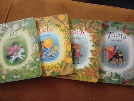 Knihy jar,leto, jeseň,zima, 