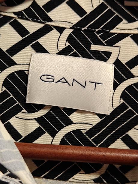 Gant originál monogram luxusné košeľové šaty, gant,s