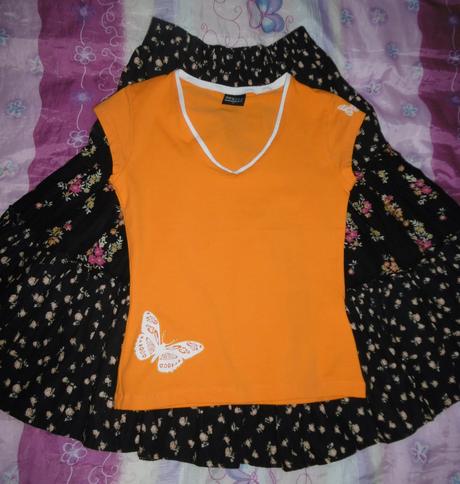 Tričko s motýľom, s