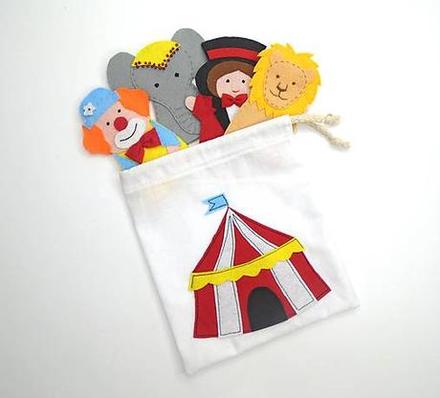 Bábky na prsty cirkus,