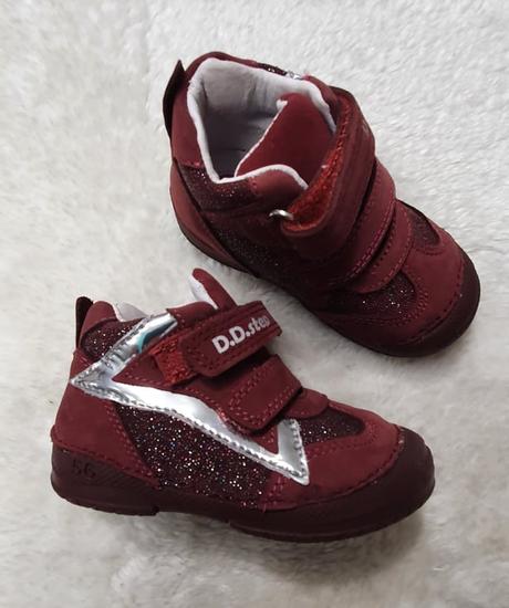 Detské kožené topánky 21200851 b+ca, d.d.step,20