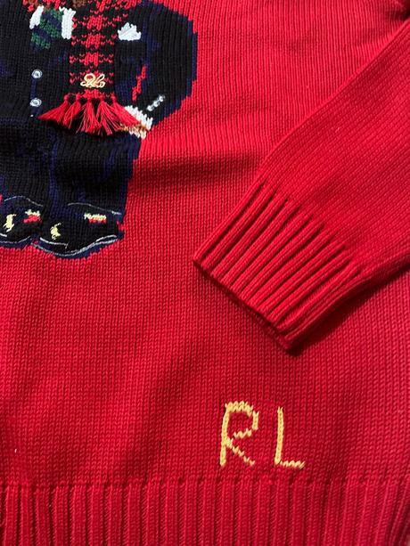 Sveter s motívom medveďa, ralph lauren,l