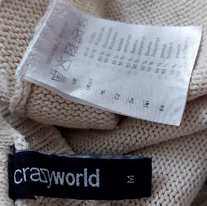 Pletený pulóver s kapucňou, m