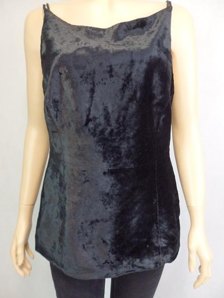 Luxusný zamatový top, s