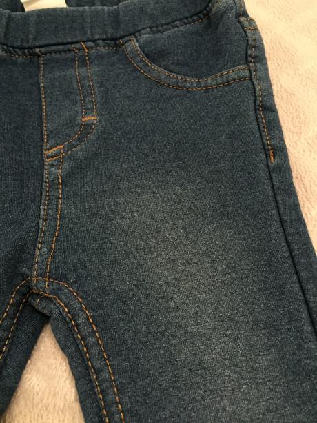 1x oblecene leginy, h&m,74