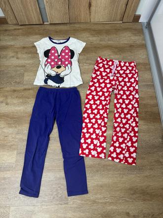Pyžamo a pyžamové nohavice minnie, disney,116