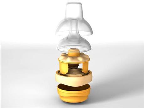 Medela 0127 fľaša s cumlíkom calma 125 ml, 