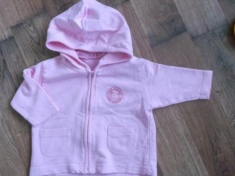 Chutná tenšia mikinka- bundička na zips s kapucňou, george,68