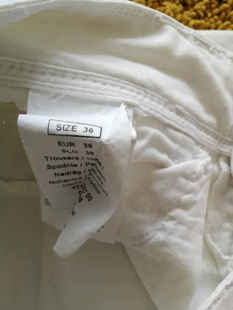 Biele nohavice, orsay,36