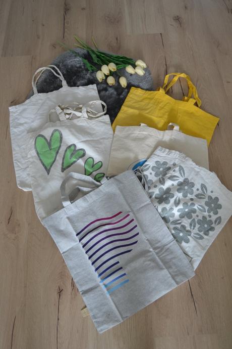 Plátené tašky 6 ks,